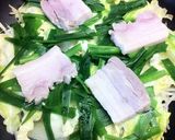 フライパンで*塩豚と野菜のたっぷり蒸し作り方2写真