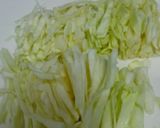ふわふわとろとろ鶏むね肉でお好み焼き作り方4写真