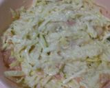 ふわふわとろとろ鶏むね肉でお好み焼き作り方5写真