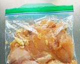 節約糖質オフ♪鶏むね肉のにんにく揚げ作り方1写真