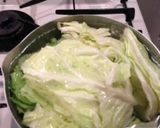 茹でキャベツのさっぱり梅ジソ和え作り方1写真
