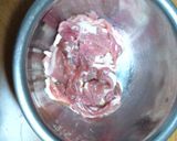 豚肉のカレー風味天ぷら作り方1写真
