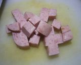 スプーンで食べるトースト&SPAM炒め作り方3写真