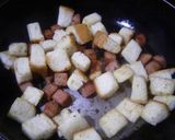 スプーンで食べるトースト&SPAM炒め作り方6写真