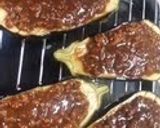 米茄子の肉味噌焼き作り方4写真