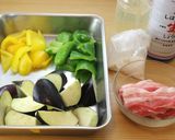 夏野菜と豚肉の香ばしソテー作り方2写真