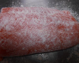 サーモン焼きの酒蒸し・おろし添え作り方6写真