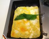 餃子大葉カニカマ卵焼き作り方3写真