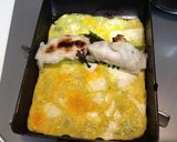 餃子大葉カニカマ卵焼き作り方4写真