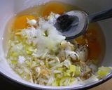 弁当のおかずにホタテ入り卵焼き作り方3写真