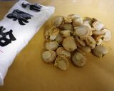 ベビーホタテの唐揚げ（弁当用）作り方1写真
