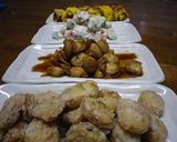 ベビーホタテの唐揚げ（弁当用）作り方4写真