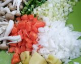 ﾄﾏﾄ缶で簡単！肉なしｶﾚｰ作り方1写真