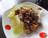 カレー味ひき肉&たっぷり野菜の丼作り方6写真