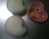 キャラ弁　のりたまのニワトリ作り方1写真