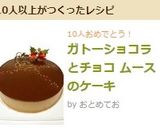 ガトーショコラとチョコ ムースのケーキ作り方34写真