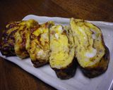 弁当のおかずにホタテ入り卵焼き作り方5写真