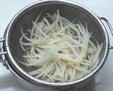 もやしともずくの酢の物作り方1写真