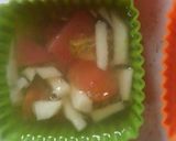 離乳食*トマトとリンゴの寒天ゼリー作り方5写真