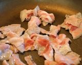 絹さやと豚バラ*ポン酢柚子胡椒炒め*作り方3写真