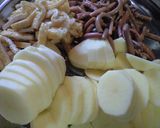 ほっこりジャガイモ・ぜんまいの煮物作り方1写真