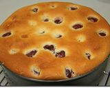 チェリーのスフレチーズケーキ作り方17写真