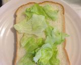 ハムとレタスの簡単サンドイッチ作り方3写真