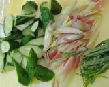きゅうりとミョウガ大葉ショウガの浅漬け作り方1写真