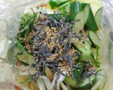 きゅうりとミョウガ大葉ショウガの浅漬け作り方2写真