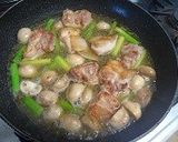 チキンとアスパラのヨーグルト煮　作り方4写真