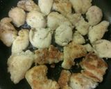 お肉柔らか＊鶏胸肉のガリバタマヨ炒め作り方6写真