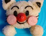 キャラ弁に、ネコになったアンパンマン作り方1写真
