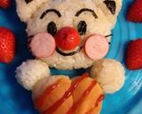 キャラ弁に、ネコになったアンパンマン作り方3写真
