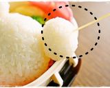 ＊キャラ弁＊　うさぎのモフィ♥作り方4写真