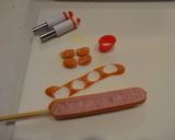 ピングー 幼稚園用キャラ弁作り方3写真