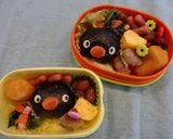 ピングー 幼稚園用キャラ弁作り方6写真