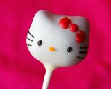 簡単かわいいハロ−キティのケーキポップ♪作り方12写真