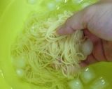 ベーコンときゅうりのトマト冷製パスタ作り方7写真