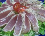 炙りマグロのサラダ作り方4写真