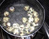 絶賛味付けウズラ入り肉巻きおにぎり作り方1写真