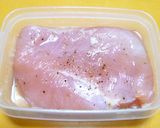 お弁当用に冷凍保存！レンジペッパー鶏ハム作り方2写真