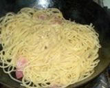 蟹味噌入りカルボナーラ作り方5写真