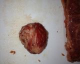 絶賛味付けウズラ入り肉巻きおにぎり作り方14写真
