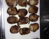 絶賛味付けウズラ入り肉巻きおにぎり作り方19写真