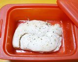 お弁当用に冷凍保存！レンジペッパー鶏ハム作り方6写真