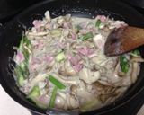 簡単 牛乳で! キノコのクリームパスタ作り方5写真