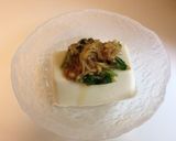 三ツ葉の香り、なめ茸冷奴作り方2写真