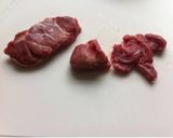 サッパリ♪豚ほほ肉のネギ塩だれ焼きそば作り方2写真