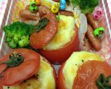 かわいい‼トマトのカップでグラタン♪作り方5写真