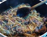 サッパリ♪豚ほほ肉のネギ塩だれ焼きそば作り方4写真